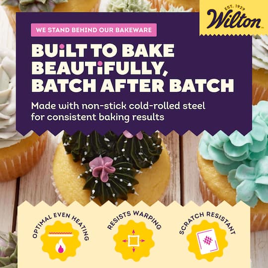 Wilton® Gold Non-Stick Bakeware 12 Cup Muffin Pan